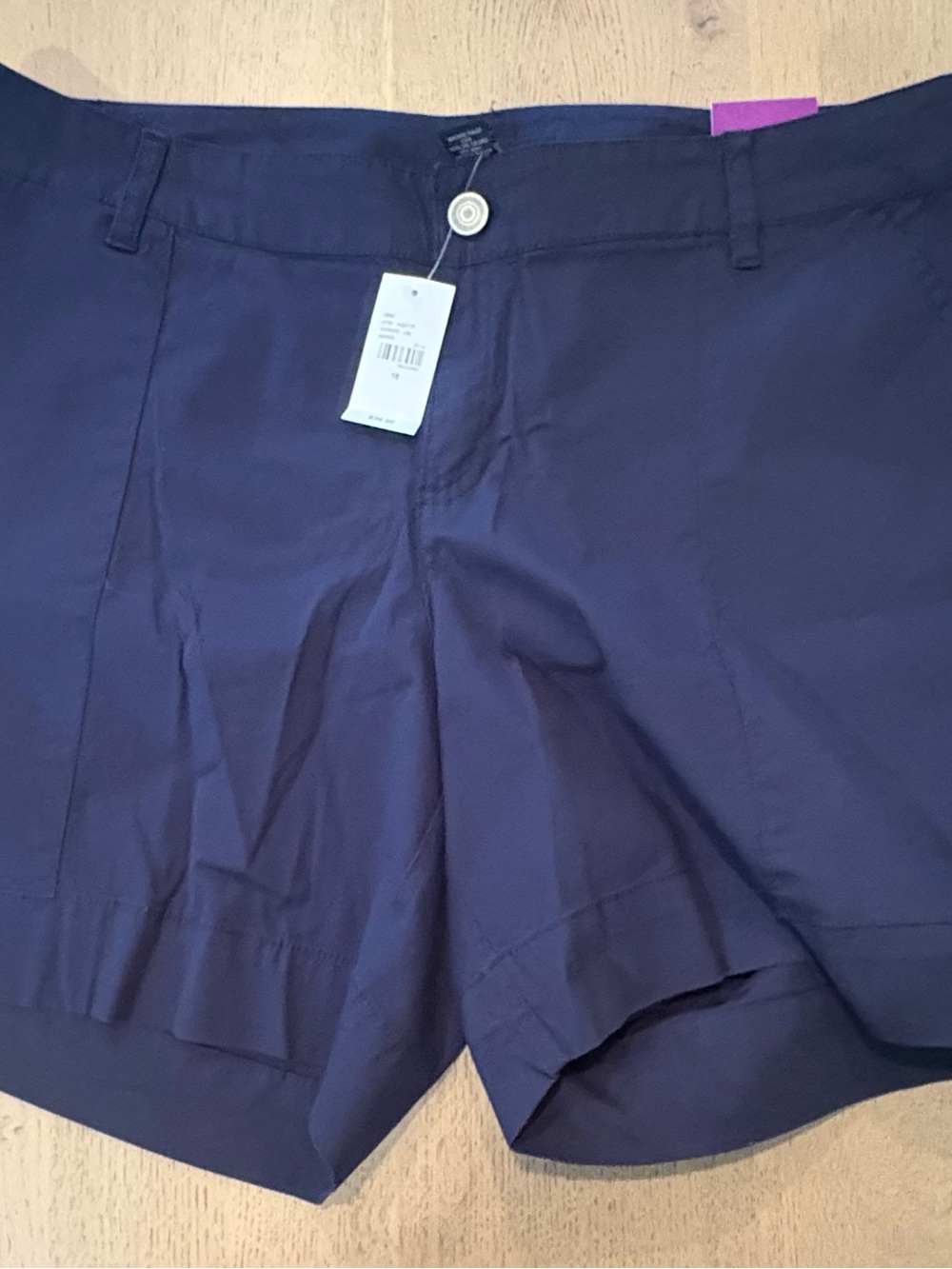 Lane Bryant Navy Bermuda Shorts - Picture 3 of 6